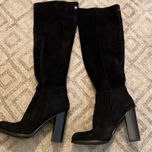 Sam Edelman black suede boots 8.5 M